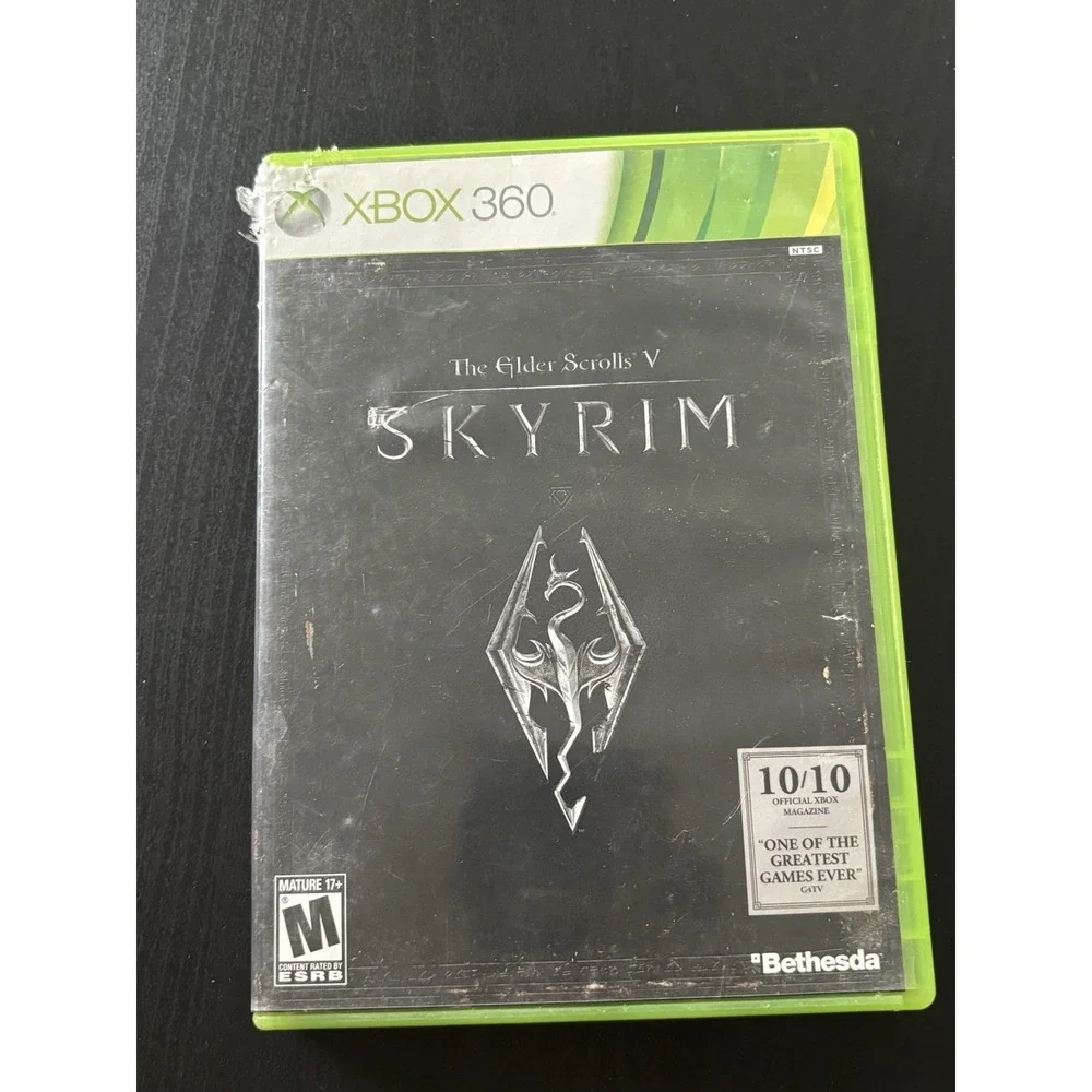 The Elder Scrolls V: Skyrim (Microsoft Xbox 360, 2011) Tested and Working